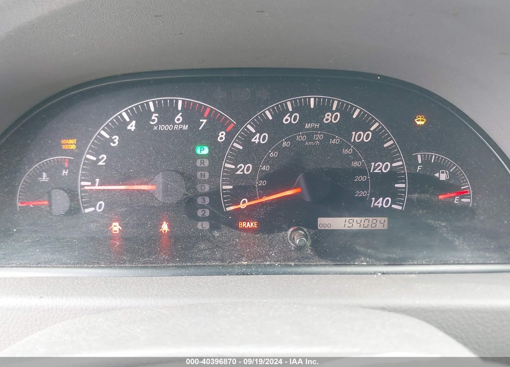 2006 TOYOTA CAMRY XLE V6 VIN: 4T1BF30K26U113438