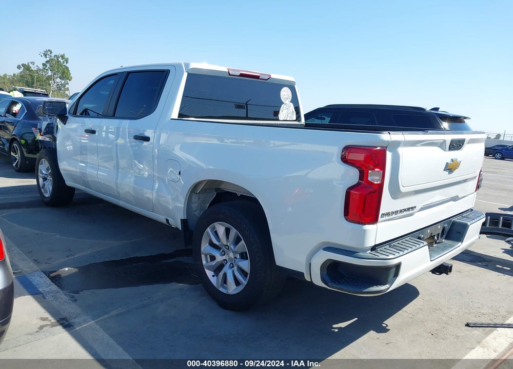2021 CHEVROLET SILVERADO 1500 2WD SHORT BED CUSTOM VIN: 3GCPWBEK5MG436928