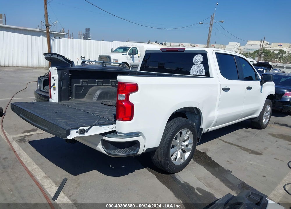 2021 CHEVROLET SILVERADO 1500 2WD SHORT BED CUSTOM VIN: 3GCPWBEK5MG436928