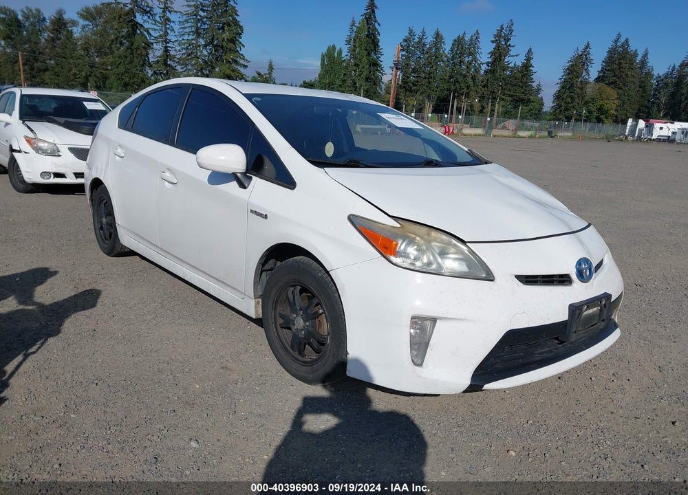 2012 TOYOTA PRIUS TWO VIN: JTDKN3DU7C5444444