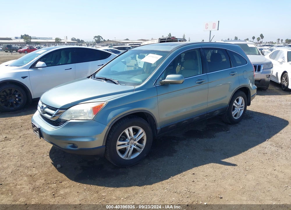 2010 HONDA CR-V EX-L VIN: 5J6RE3H79AL047727