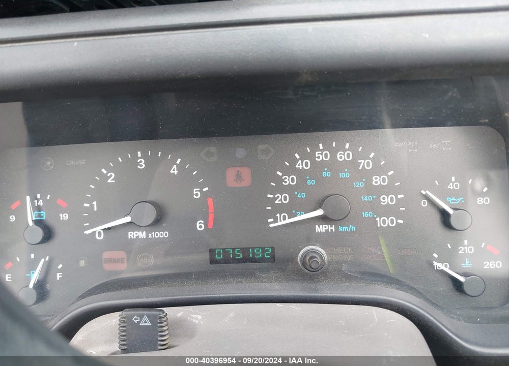 1998 JEEP WRANGLER SPORT VIN: 1J4FY19S5WP727237