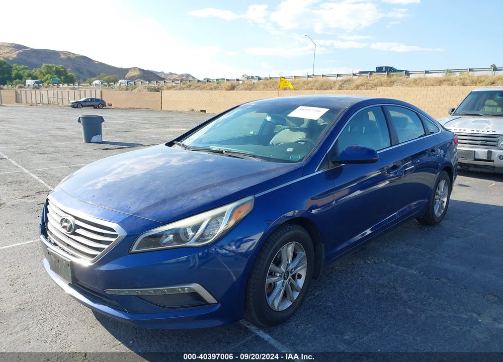2015 HYUNDAI SONATA SE VIN: 5NPE24AF9FH180956