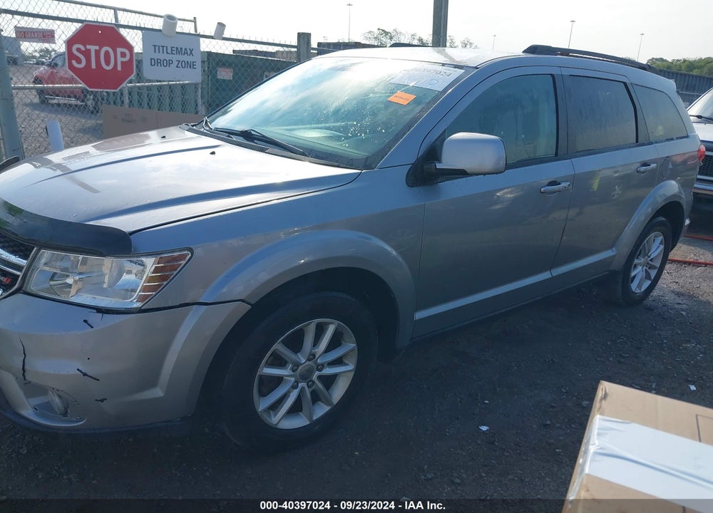 2015 DODGE JOURNEY SXT VIN: 3C4PDCBG4FT743044