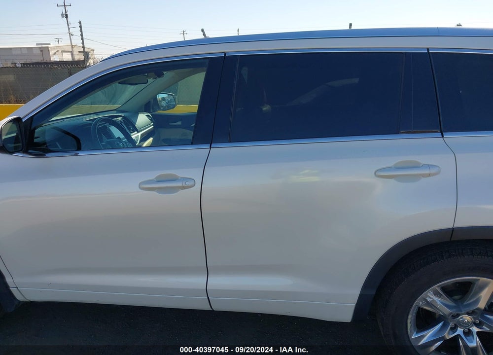 2014 TOYOTA HIGHLANDER LIMITED V6 VIN: 5TDDKRFHXES049000