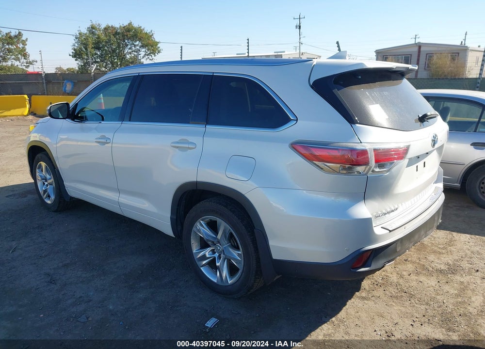 2014 TOYOTA HIGHLANDER LIMITED V6 VIN: 5TDDKRFHXES049000