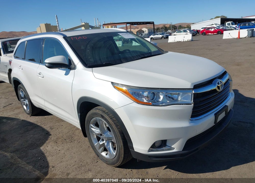2014 TOYOTA HIGHLANDER LIMITED V6 VIN: 5TDDKRFHXES049000