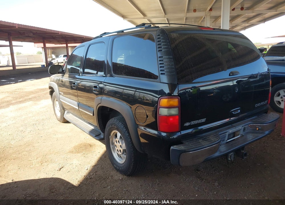 2002 CHEVROLET TAHOE LT VIN: 1GNEK13T22R224954