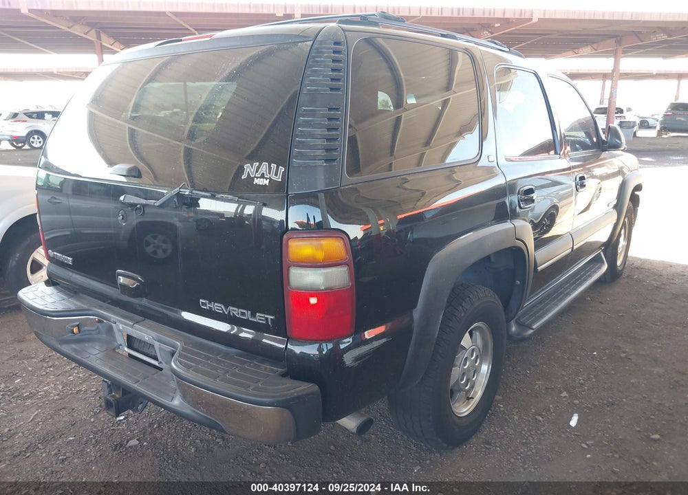 2002 CHEVROLET TAHOE LT VIN: 1GNEK13T22R224954