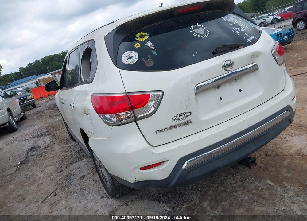 2013 NISSAN PATHFINDER S VIN: 5N1AR2MN3DC653157