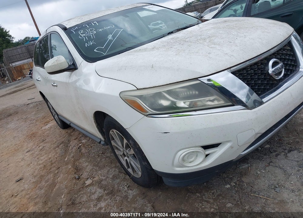 2013 NISSAN PATHFINDER S VIN: 5N1AR2MN3DC653157