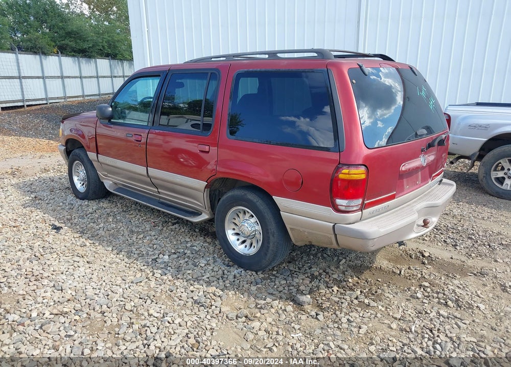 2000 MERCURY MOUNTAINEER VIN: 4M2ZU66P2YUJ14227