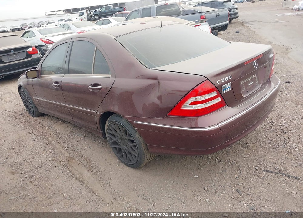 2006 MERCEDES-BENZ C 280 LUXURY 4MATIC VIN: WDBRF92H46F813018