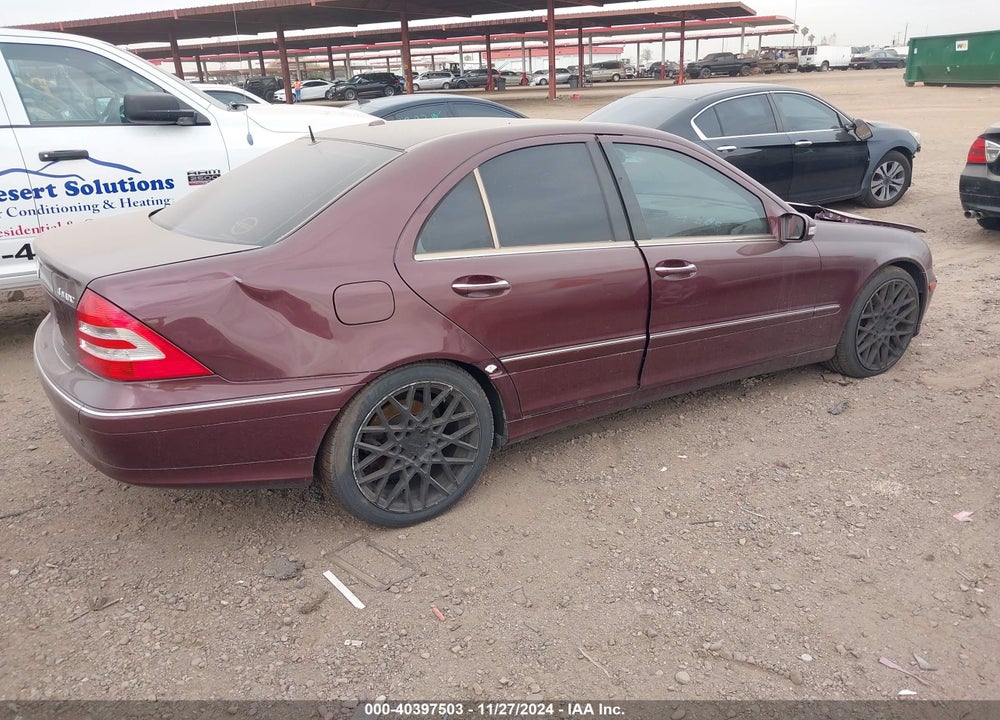 2006 MERCEDES-BENZ C 280 LUXURY 4MATIC VIN: WDBRF92H46F813018