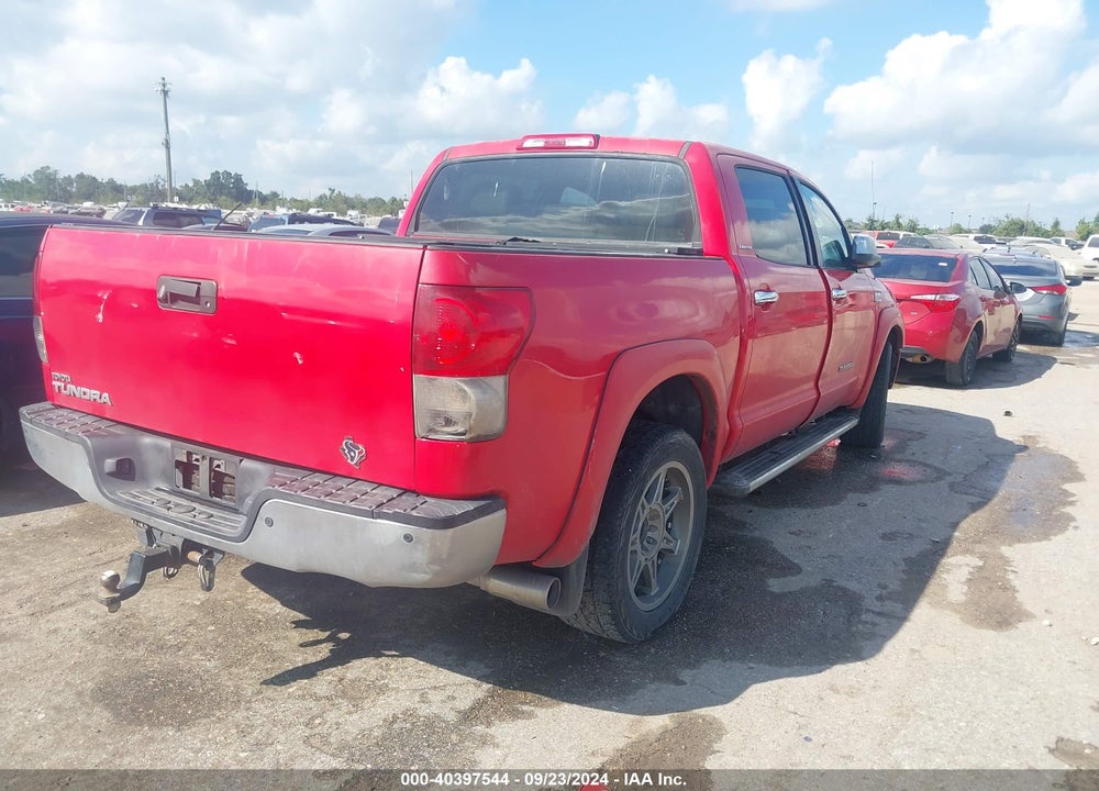 2008 TOYOTA TUNDRA LIMITED 5.7L V8 VIN: 5TFEV58158X043852