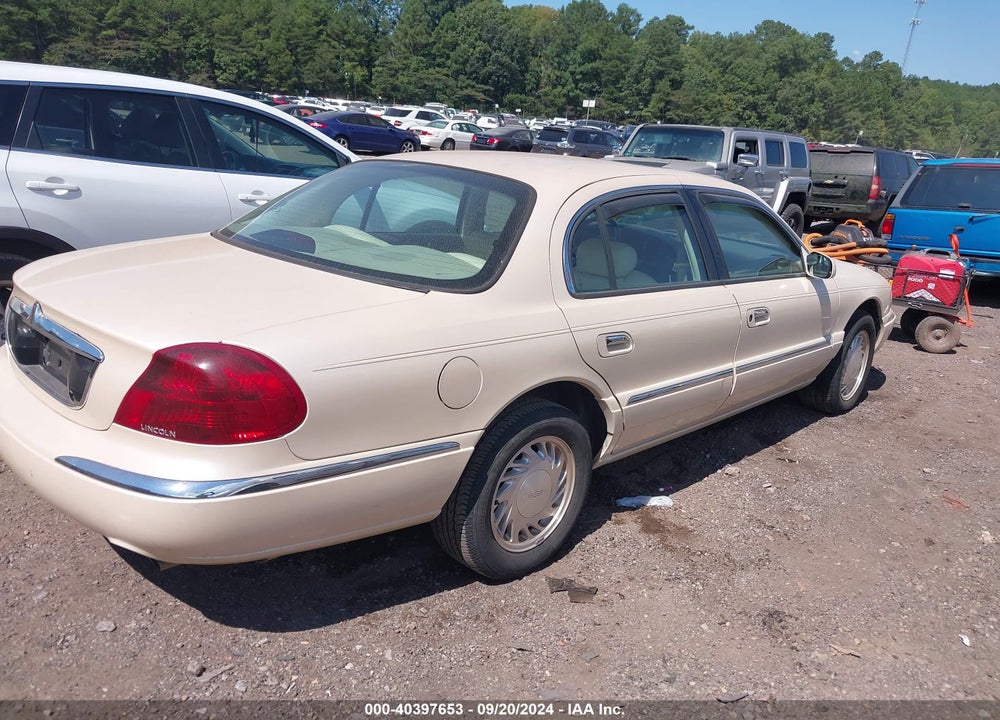 1998 LINCOLN CONTINENTAL VIN: 1LNFM97V2WY694569