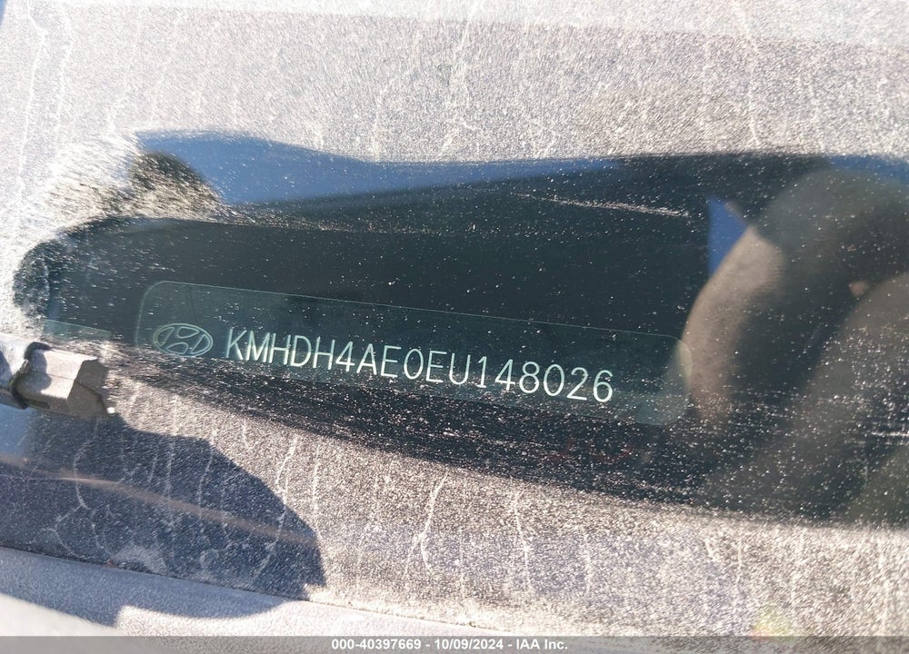 2014 HYUNDAI ELANTRA SE VIN: KMHDH4AE0EU148026