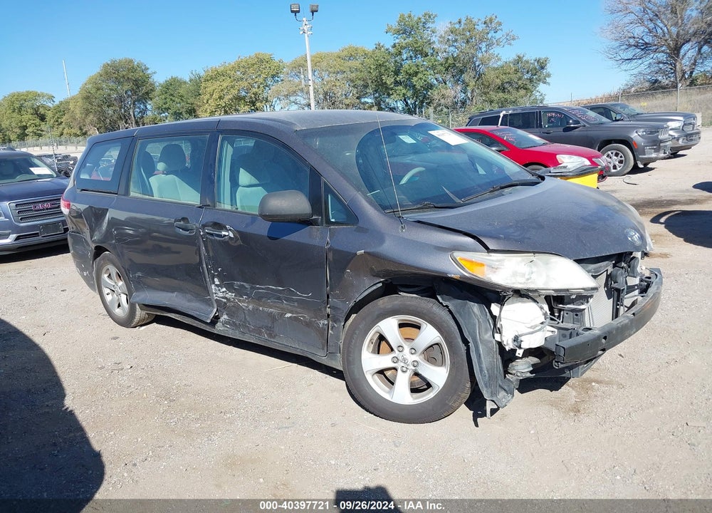 2011 TOYOTA SIENNA BASE V6 VIN: 5TDZK3DC9BS088019
