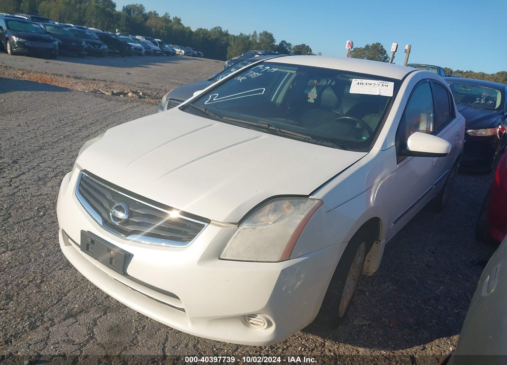 2012 NISSAN SENTRA 2.0 S VIN: 3N1AB6AP6CL708227