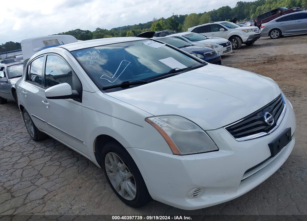 2012 NISSAN SENTRA 2.0 S VIN: 3N1AB6AP6CL708227
