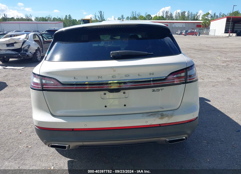 2019 LINCOLN NAUTILUS SELECT VIN: 2LMPJ6K97KBL26017