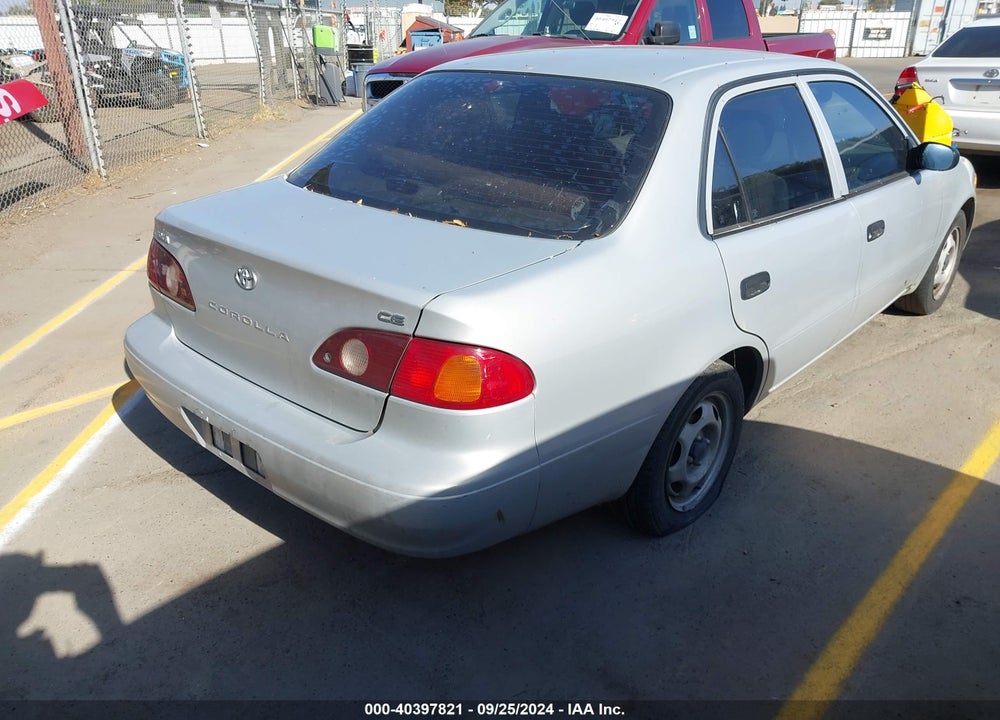 2002 TOYOTA COROLLA CE VIN: 1NXBR12E72Z628609