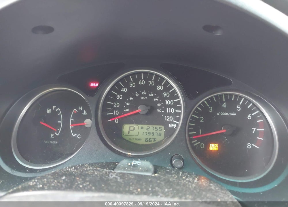 2006 SUBARU FORESTER 2.5X VIN: JF1SG65696H748511