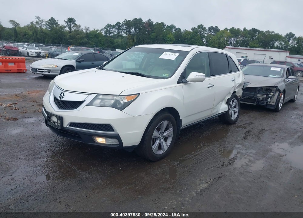 2013 ACURA MDX VIN: 2HNYD2H24DH522313