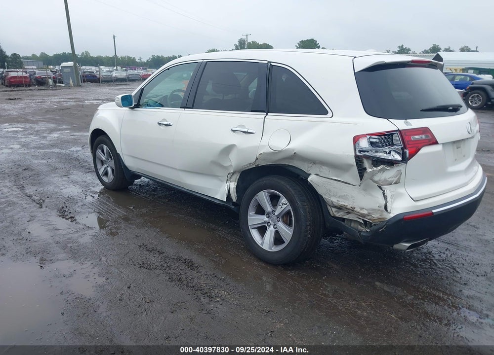 2013 ACURA MDX VIN: 2HNYD2H24DH522313