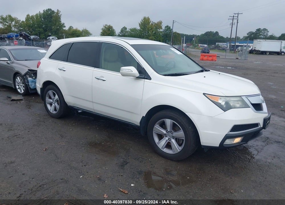 2013 ACURA MDX VIN: 2HNYD2H24DH522313
