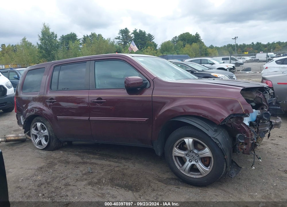2013 HONDA PILOT EX-L VIN: 5FNYF4H5XDB079208
