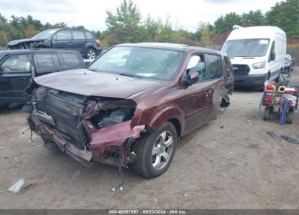 2013 HONDA PILOT EX-L VIN: 5FNYF4H5XDB079208