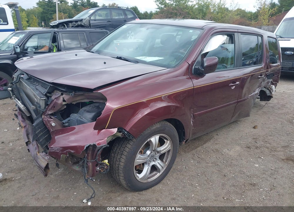2013 HONDA PILOT EX-L VIN: 5FNYF4H5XDB079208