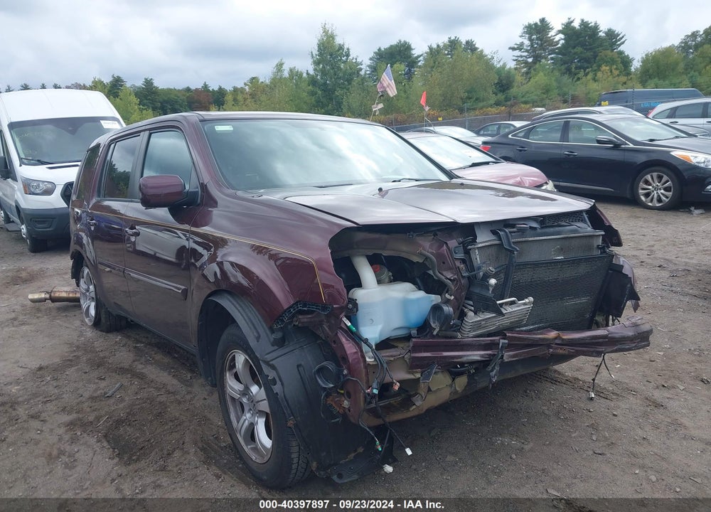 2013 HONDA PILOT EX-L VIN: 5FNYF4H5XDB079208