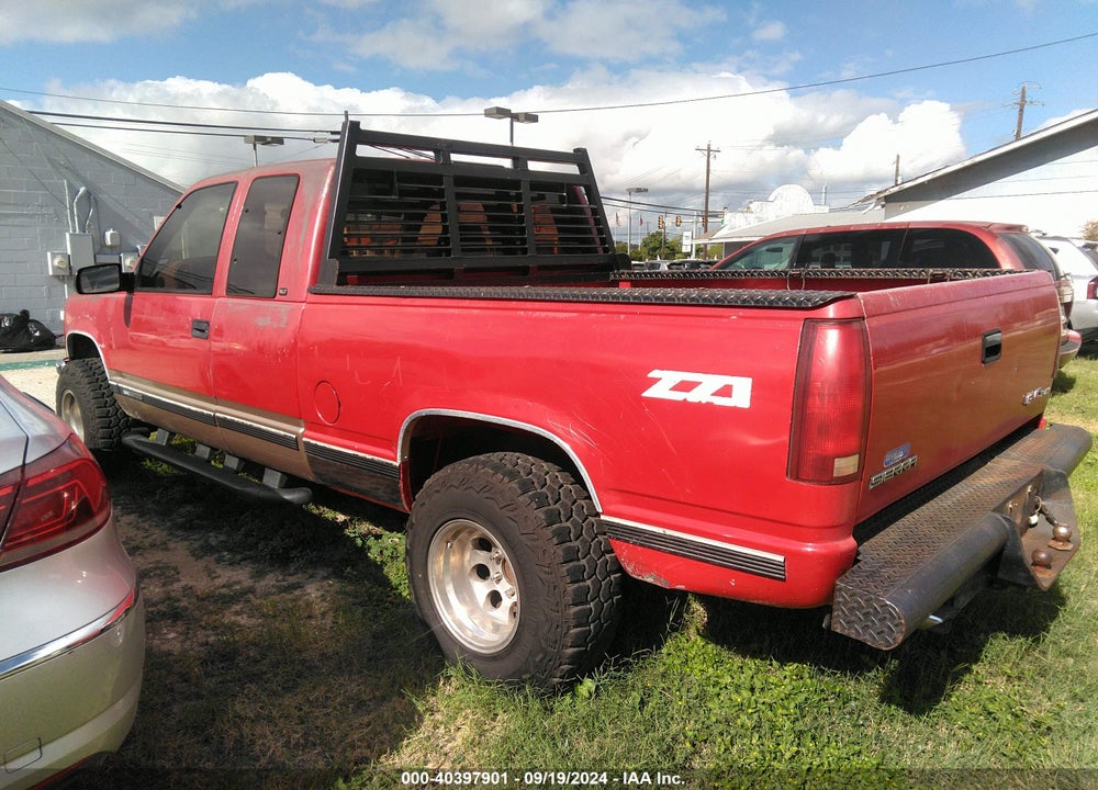 1998 GMC SIERRA 1500 SL WIDESIDE VIN: 2GTEK19R0W1502866