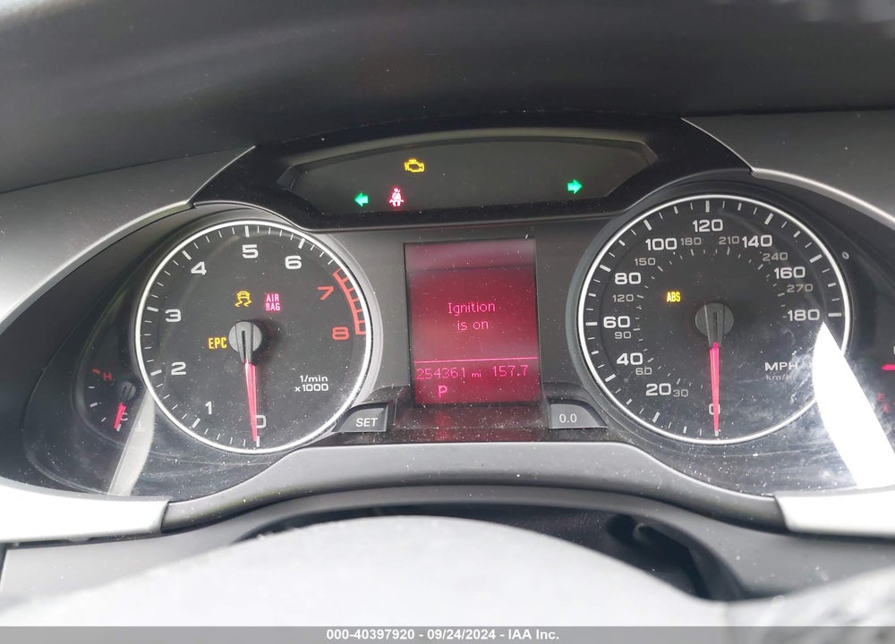 2009 AUDI A4 3.2 PREMIUM PLUS VIN: WAULK78K39N007303