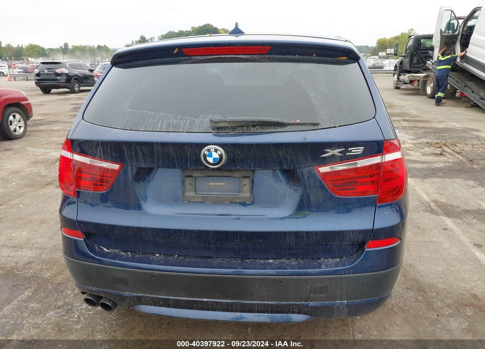 2013 BMW X3 XDRIVE28I VIN: 5UXWX9C55D0D07320