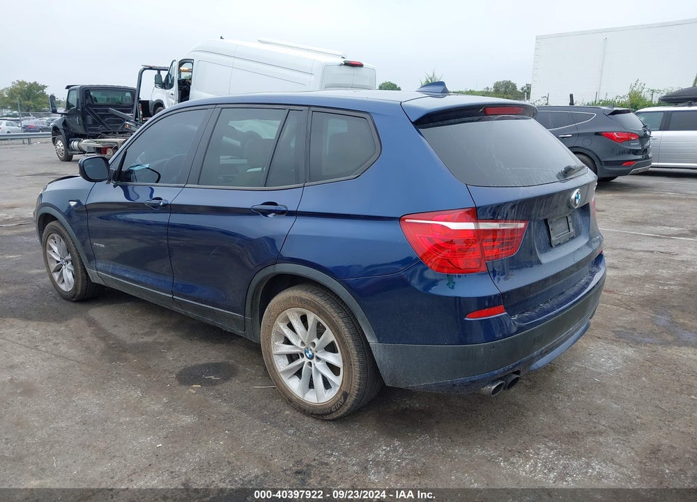 2013 BMW X3 XDRIVE28I VIN: 5UXWX9C55D0D07320