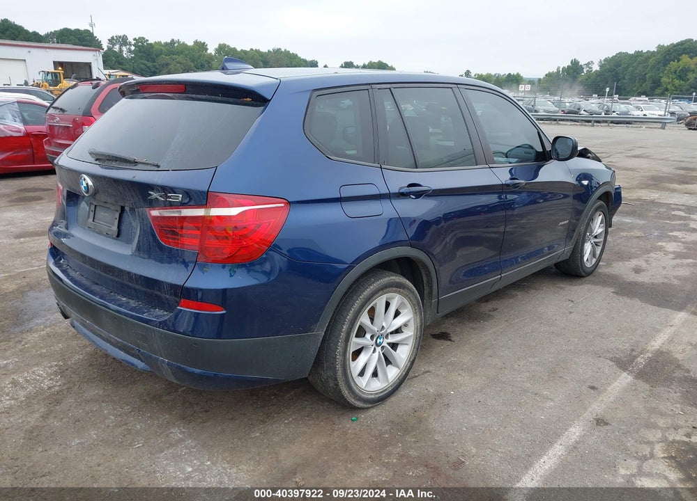 2013 BMW X3 XDRIVE28I VIN: 5UXWX9C55D0D07320