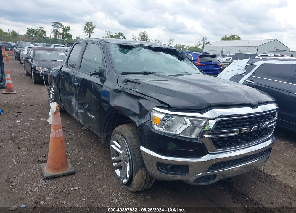 2022 RAM 1500 BIG HORN QUAD CAB 4X2 6'4 BOX VIN: 1C6RREBTXNN201519