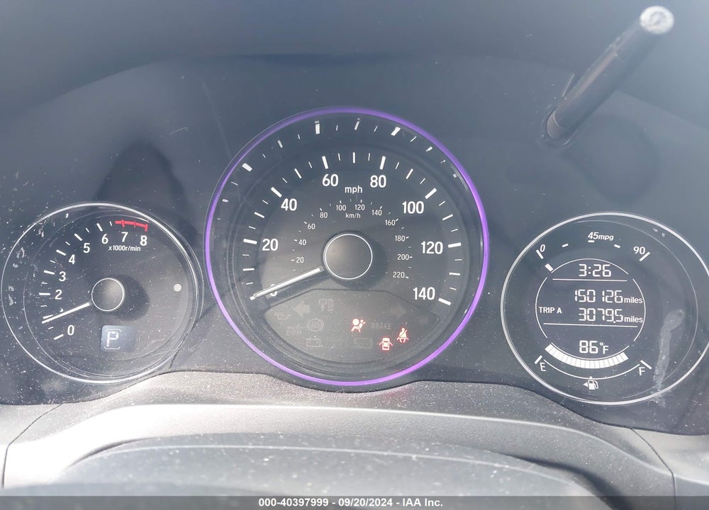 2016 HONDA HR-V EX-L VIN: 3CZRU6H7XGM701548