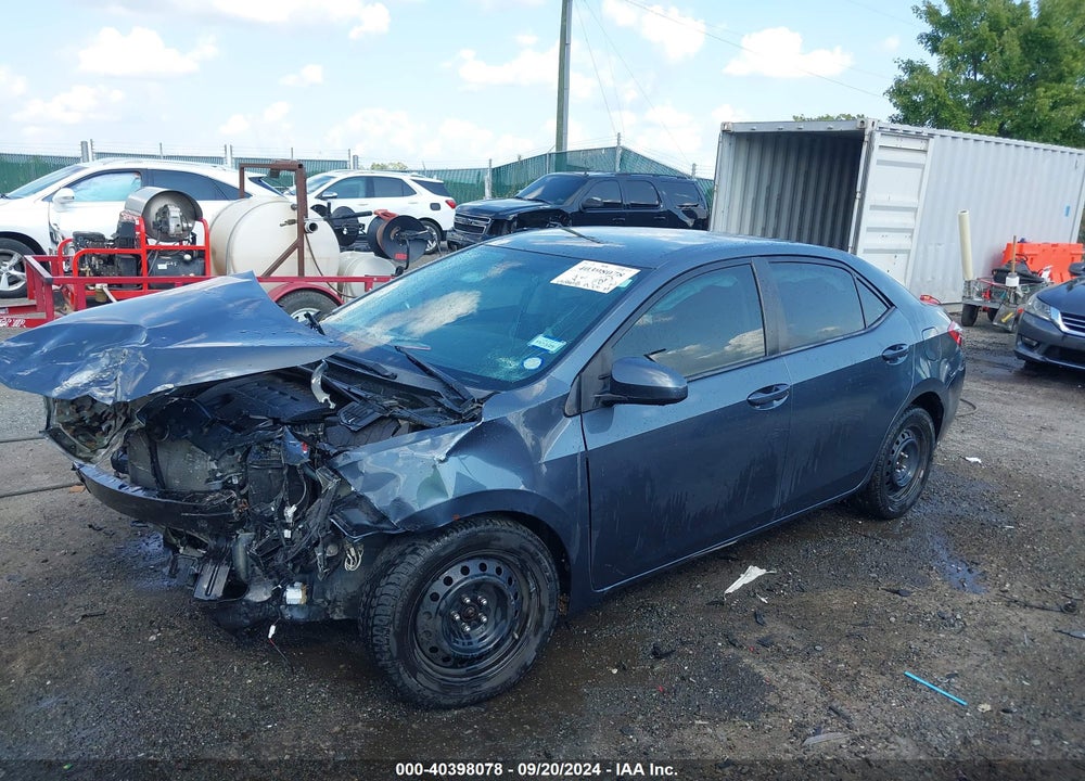 2014 TOYOTA COROLLA LE VIN: 2T1BURHE7EC214904