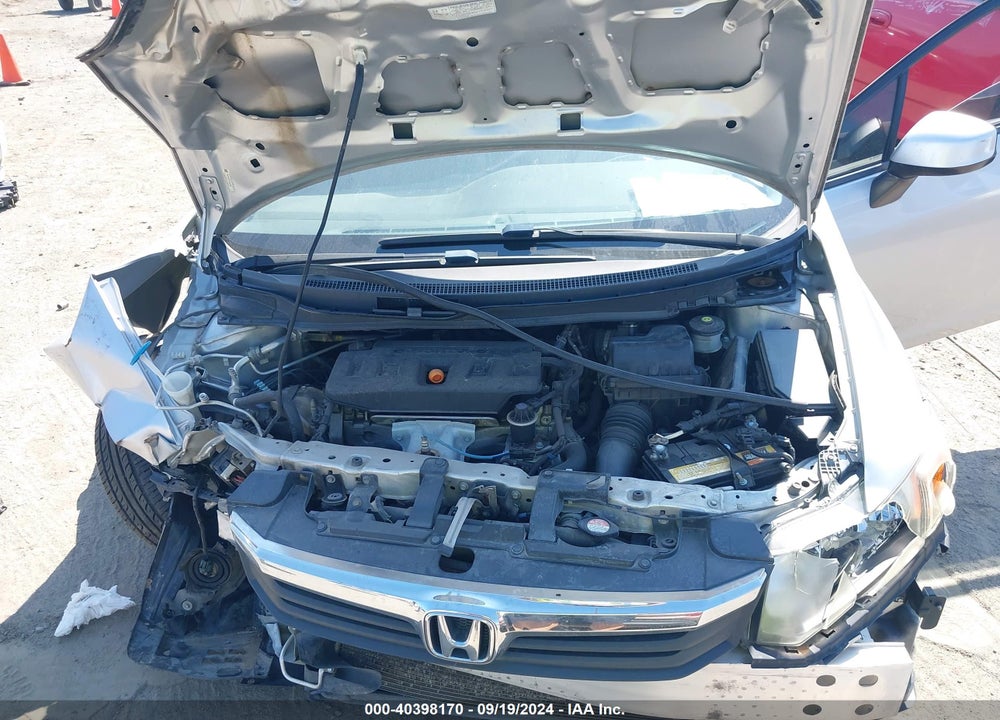 2012 HONDA CIVIC LX VIN: 19XFB2F57CE023449