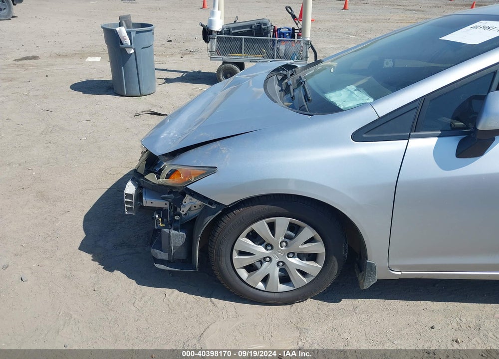 2012 HONDA CIVIC LX VIN: 19XFB2F57CE023449