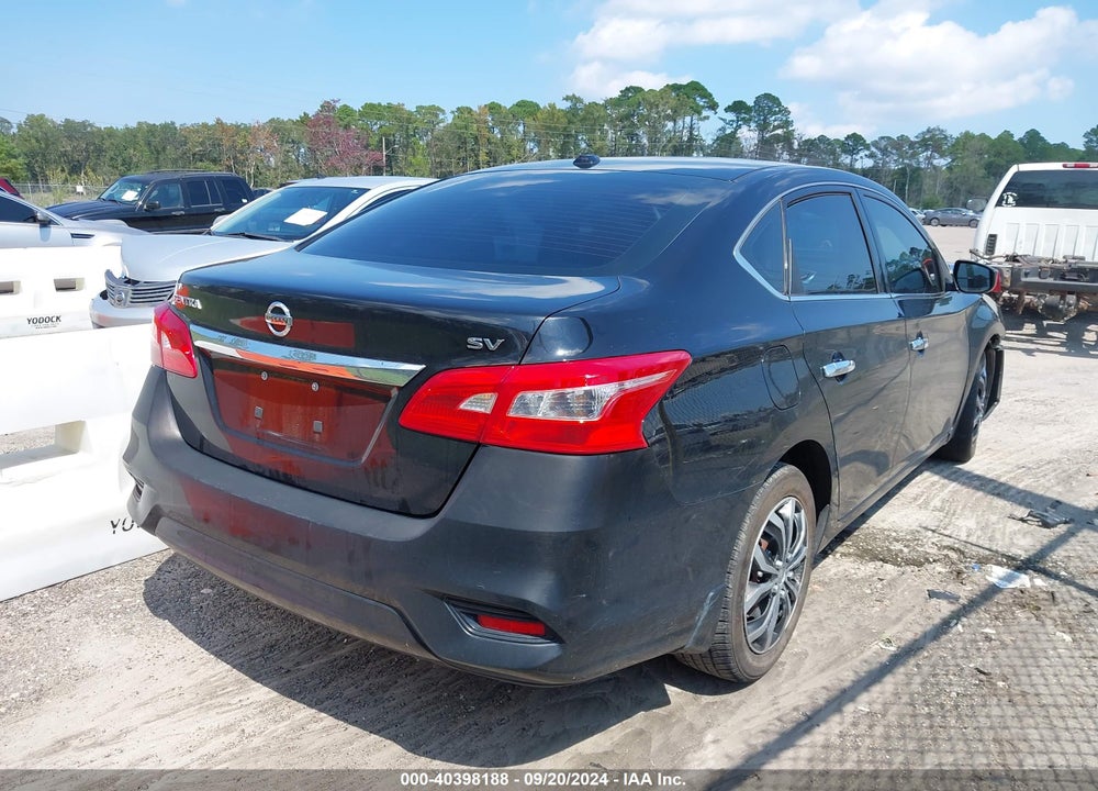 2017 NISSAN SENTRA SV VIN: 3N1AB7AP9HY280637