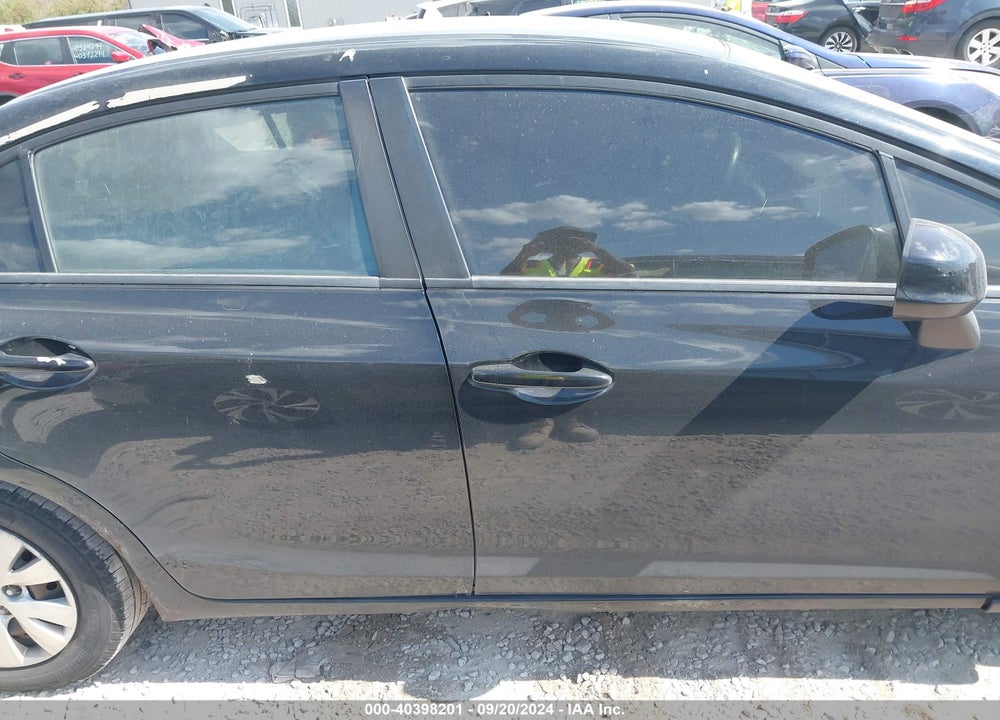 2012 HONDA CIVIC LX VIN: 19XFB2F55CE084038