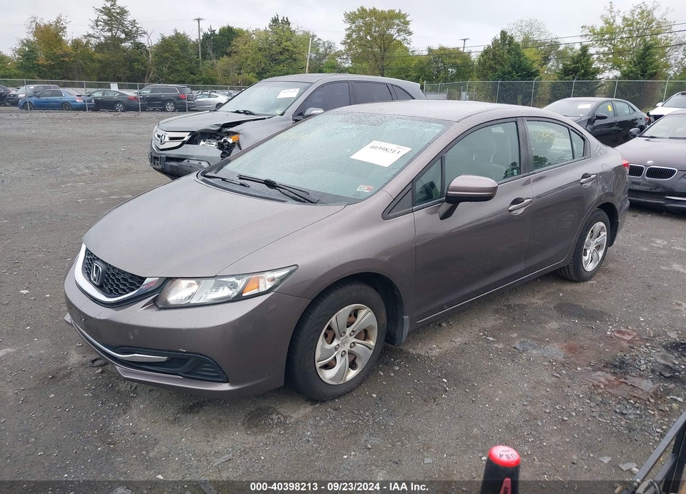 2015 HONDA CIVIC LX VIN: 19XFB2F53FE076993