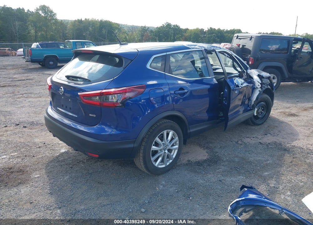 2021 NISSAN ROGUE SPORT S AWD XTRONIC CVT VIN: JN1BJ1AW3MW422204
