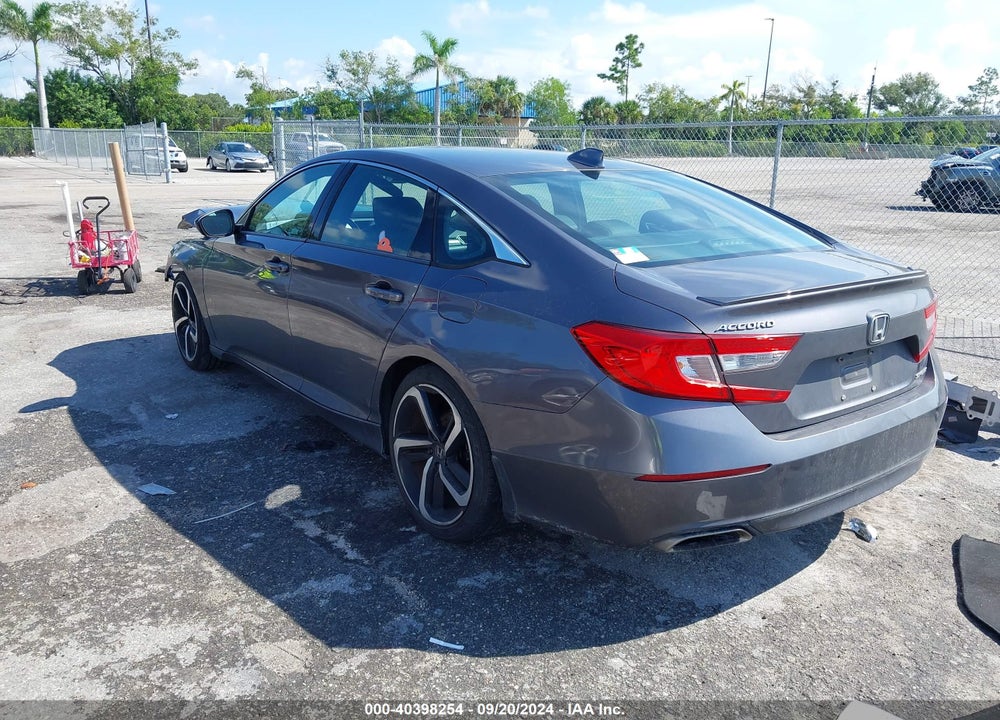 2019 HONDA ACCORD SPORT VIN: 1HGCV1F31KA063791