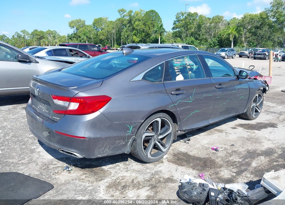 2019 HONDA ACCORD SPORT VIN: 1HGCV1F31KA063791